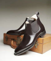 Aurelio Luxe Brown Chelsea Boots