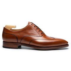 Dominic Luxe: Handcrafted Oxford tan Leather Formal Shoes for Gentlemen