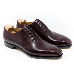 Orion Prestige: Dark burgundy Mahogany Leather Oxford