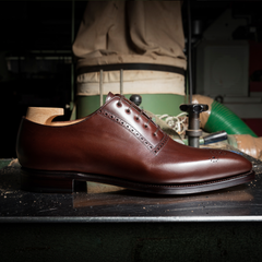 Orion Prestige: Dark brown Mahogany Leather Oxford