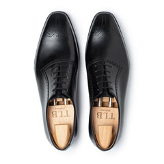 Orion Prestige: Black Mahogany Leather Oxford