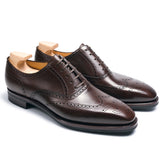 Marcus Prime: Premium Brown Brogue Oxford for Formal Wear
