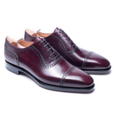 Victor Burnish: Premium Brogue Oxford Brown Leather Formal Shoes