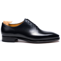 Edric Monarch: Elegant Wholecut Oxford Black Leather Formal Shoes