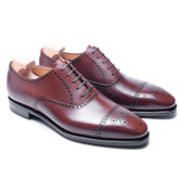 Rafael Monarch: Premium Oxford Burgundy Leather Formal Shoes – Wingtip Design
