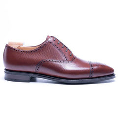 Rafael Monarch: Premium Oxford Burgundy Leather Formal Shoes – Wingtip Design