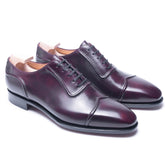 Oxford Burgundy Leather Formal Shoes