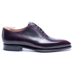 Oxford Burgundy Leather Formal Shoes