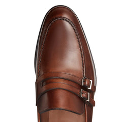 Brown Monk Strap Loafers | Men's Leather Dress Shoes