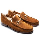 Tan Suede Loafers for Men – Classic Handmade Luxury Leather Shoes