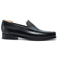 Black Leather Loafers for Men – Minimalist Handmade Luxury Leather Shoes