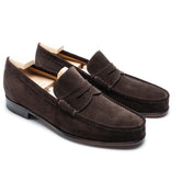 Brown Suede Loafers for Men – Exclusive Handmade Luxury Leather Shoes