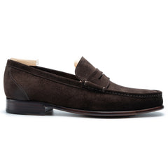 Brown Suede Loafers for Men – Exclusive Handmade Luxury Leather Shoes