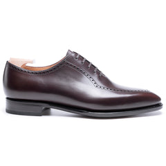 Dominic Luxe: Premium Brown Wholecut Oxford for Formal Wear