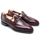 Burgundy Leather Loafers for Men – Refined Handmade Luxury Leather Shoes