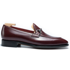 Burgundy Leather Loafers for Men – Refined Handmade Luxury Leather Shoes