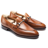 Classic Tan Leather Loafers for Men – Stylish Handmade Luxury Leather Shoes