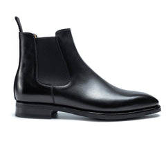 Haverhill Black Leather Chelsea Boot