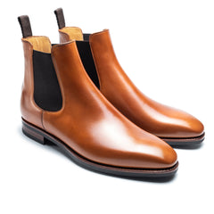 Ashcroft Tan Leather Chelsea Boot