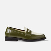 White Leather Westminster Penny Loafers– Handcrafted Luxury Footwear