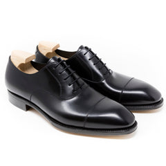 Benedict Luxe: Premium Oxford Black Leather Formal Shoes for Business Wear