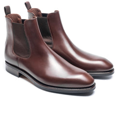 Premium Brown Leather Chelsea Boots for Men