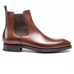 Aldric Brown Leather Chelsea Boot