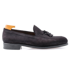 Black Suede Loafers for Men – Handcrafted Luxury Leather Shoes