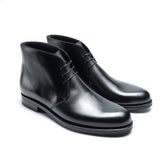 Kingsley Black Leather Chukka Boot