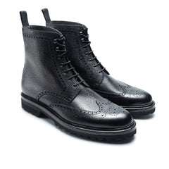 Winslow Black Leather Boot