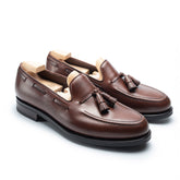 Brown Leather Tassel Loafers for Men – Classic Handmade Luxury Leather Shoes