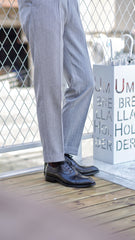 Sleek Black Brogue Shoes