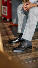 Classic Black Brogue Shoes