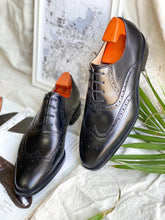 Classic Black Brogue Oxford Shoes
