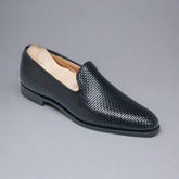 Black Leather Grosvenor Classic Loafers– Handcrafted Luxury Footwear