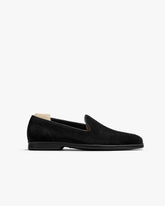 Black Leather Osborne Classic Loafers– Handcrafted Luxury Footwear