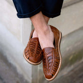 Brown Braided Leather Valmont Braided Loafers– Handcrafted Luxury Footwear