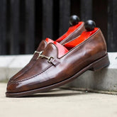 Brown Leather Yale Horsebit Loafers– Handcrafted Luxury Footwear