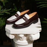 Brown Leather Zetland Penny Loafers– Handcrafted Luxury Footwear