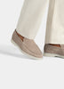 Summer Luxe: Premium Beige Suede Loafers