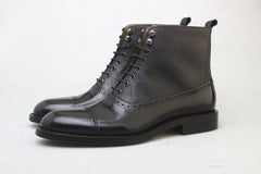 black Lancaster Heritage Lace-Up Boots for Men – Premium Quality
