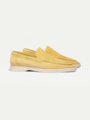 Summer Luxe: Premium yellow Suede Loafers