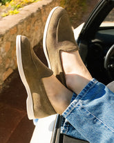Green Leather Penrose Classic Loafers– Handcrafted Luxury Footwear