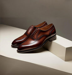 Alexander Noir: Timeless Tan Leather Oxford