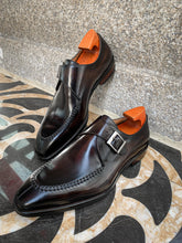Dark Brown Single Monk Shoes