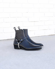 "Maverick" Classic Black Harness Boot