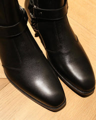 "Maverick" Classic Black Harness Boot