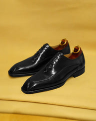 Black Leather Regent Oxfords – Formal Shoes