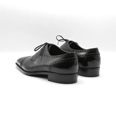 Adelaide Oxford – Classic Black with Brogue Detailing