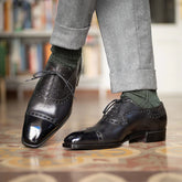 Adelaide Oxford – Classic Black with Brogue Detailing